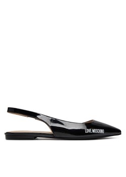 Baleriny LOVE MOSCHINO JA11021G1MIH0000 Czarny ze sklepu eobuwie.pl w kategorii Balerinki - zdjęcie 187497940