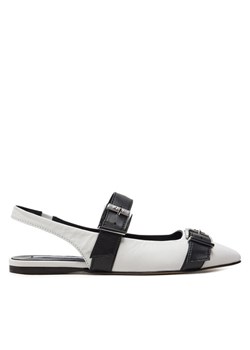 Baleriny KARL LAGERFELD Konnie KL40186 Biały ze sklepu eobuwie.pl w kategorii Balerinki - zdjęcie 187497963