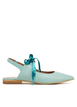 Baleriny Fly London Saubfly P145268001 Turkusowy ze sklepu eobuwie.pl w kategorii Balerinki - zdjęcie 187497972