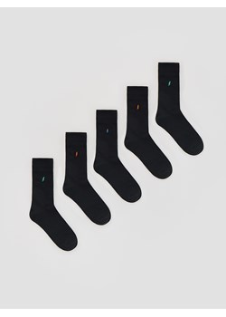Reserved - 5 pack skarpet - czarny ze sklepu Reserved w kategorii Skarpetki męskie - zdjęcie 187498484
