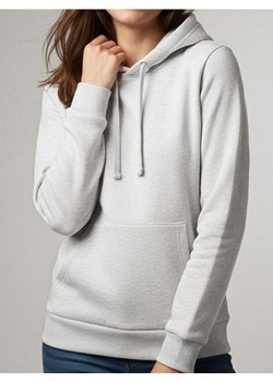 Sinsay - Bluza basic z kapturem - szary ze sklepu Sinsay w kategorii Bluzy damskie - zdjęcie 187500441