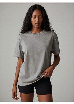 Sinsay - Bluza z krótkim rękawem - szary ze sklepu Sinsay w kategorii Bluzki damskie - zdjęcie 187500481