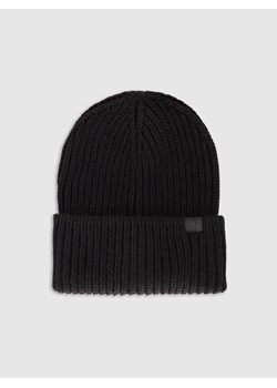 Damska czapka zimowa 4F 4FRAW25ACAPF0801 - czarna ze sklepu Sportstylestory.com w kategorii Czapki zimowe damskie - zdjęcie 187500621