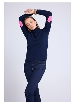 Maison Héritage Cashmere Kaszmirowy golf w kolorze granatowym ze sklepu Limango Polska w kategorii Swetry damskie - zdjęcie 187502621