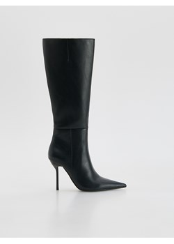 Reserved - Kozaki na szpilce - czarny ze sklepu Reserved w kategorii Kozaki damskie - zdjęcie 187503491