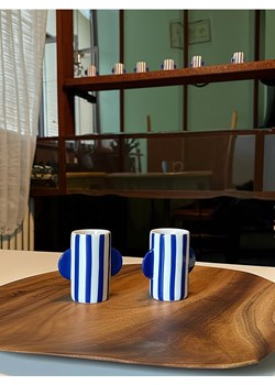 Sinsay - Świeczniki z uchwytami 2 pack - niebieski ze sklepu Sinsay w kategorii Świeczniki - zdjęcie 187504013