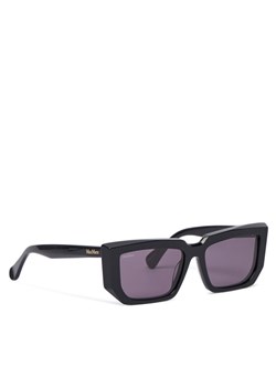 Okulary przeciwsłoneczne Max Mara MM0126 01A Czarny ze sklepu eobuwie.pl w kategorii Okulary przeciwsłoneczne damskie - zdjęcie 187504243