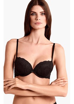 Biustonosz super push-up czarny 032L Duble Pizzo, Kolor czarny, Rozmiar 65B, Lormar ze sklepu Primodo w kategorii Biustonosze - zdjęcie 187504541