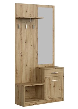 Garderoba do przedpokoju dąb artisan -  Standi ze sklepu Edinos.pl w kategorii Szafy - zdjęcie 187505020