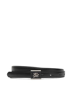 KARL LAGERFELD Pasek Damski B1W33074 Czarny ze sklepu MODIVO w kategorii Paski damskie - zdjęcie 187506203