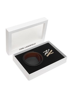 KARL LAGERFELD Pasek Damski B1W33044 Czarny ze sklepu MODIVO w kategorii Paski damskie - zdjęcie 187506212