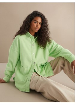 Roxy Koszula Kick Back Washed Cord ERJWT03697 Zielony Regular Fit ze sklepu MODIVO w kategorii Koszule damskie - zdjęcie 187506213