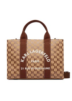KARL LAGERFELD Torebka B1W50021 Brązowy ze sklepu MODIVO w kategorii Torby Shopper bag - zdjęcie 187506231