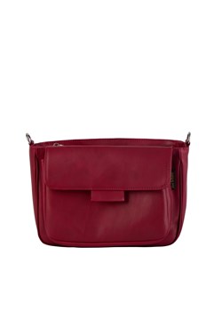 czerwona torebka damska skórzana na ramię, model Anna ze sklepu Słoń Torbalski w kategorii Listonoszki - zdjęcie 187506731