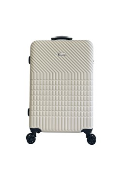 beżowa walizka średnia  High Class Collection 66 cm ze sklepu Słoń Torbalski w kategorii Walizki - zdjęcie 187506742