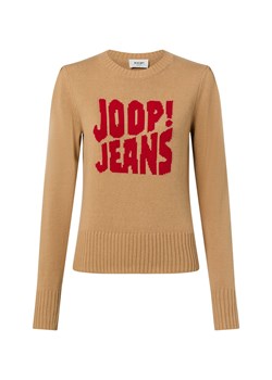 Joop Jeans Damski sweter z dzianiny - Kali Kobiety Bawełna wielbłądzi wzorzysty ze sklepu vangraaf w kategorii Swetry damskie - zdjęcie 187506751