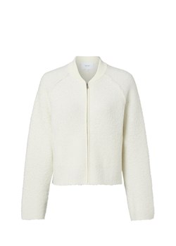 Opus Kardigan damski z wełną - Delny Kobiety Sztuczne włókno écru jednolity ze sklepu vangraaf w kategorii Swetry damskie - zdjęcie 187506763