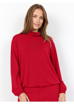 soyaconcept® Bluza damska - SC-Banu Kobiety Sztuczne włókno czerwony jednolity ze sklepu vangraaf w kategorii Bluzy damskie - zdjęcie 187506794