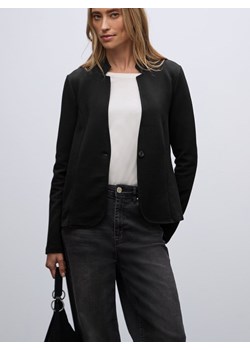 Street One Damska bluza dresowa Kobiety Bawełna czarny wypukły wzór tkaniny ze sklepu vangraaf w kategorii Marynarki damskie - zdjęcie 187506802