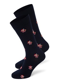 Nils Sundström Skarpety w 2-paku Mężczyźni granatowy wzorzysty ze sklepu vangraaf w kategorii Skarpetki męskie - zdjęcie 187506821