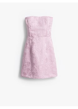 Mohito - Żakardowa sukienka mini - różowy ze sklepu Mohito w kategorii Sukienki - zdjęcie 187506980