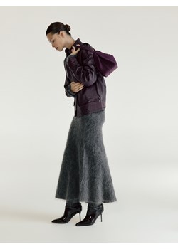 Reserved - Spódnica maxi z wełną - ciemnoszary ze sklepu Reserved w kategorii Spódnice - zdjęcie 187507163