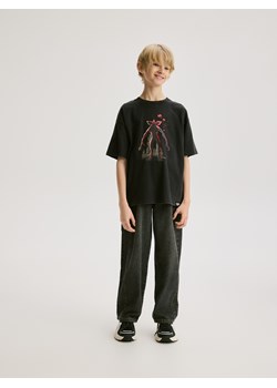 Reserved - T-shirt Stranger Things - czarny ze sklepu Reserved w kategorii T-shirty chłopięce - zdjęcie 187507230