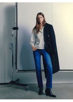 Reserved - Płaszcz z wełną - czarny ze sklepu Reserved w kategorii Płaszcze damskie - zdjęcie 187507361