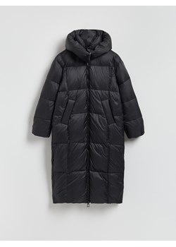 Reserved - Puchowa kurtka z kapturem - czarny ze sklepu Reserved w kategorii Płaszcze damskie - zdjęcie 187507550