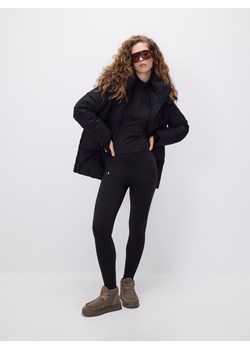 Reserved - Pikowana kurtka z odpinanym kapturem - czarny ze sklepu Reserved w kategorii Kurtki damskie - zdjęcie 187507763