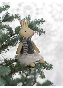 Sinsay - Dekoracja świąteczna w kształcie myszy - szary ze sklepu Sinsay w kategorii Dekoracje bożonarodzeniowe - zdjęcie 187508194