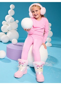 Sinsay - Śniegowce z ocieplanym futerkiem - różowy ze sklepu Sinsay w kategorii Buty zimowe dziecięce - zdjęcie 187508220