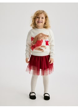 Reserved - Sweter z grającą aplikacją - wielobarwny ze sklepu Reserved w kategorii Swetry dziewczęce - zdjęcie 187508973