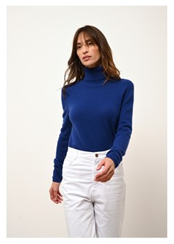 Just Cashmere Kaszmirowy golf &quot;Ava&quot; w kolorze niebieskim ze sklepu Limango Polska w kategorii Swetry damskie - zdjęcie 187509922