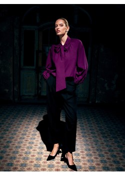 Mohito - Czarne spodnie balloon - czarny ze sklepu Mohito w kategorii Spodnie damskie - zdjęcie 187510092