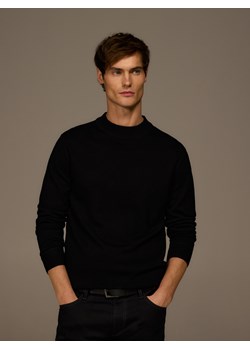 Reserved - Sweter z wełny merino - czarny ze sklepu Reserved w kategorii Swetry męskie - zdjęcie 187510312