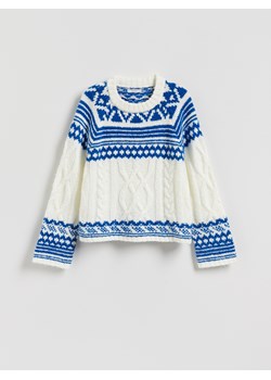 Reserved - Sweter z nordyckim wzorem - wielobarwny ze sklepu Reserved w kategorii Swetry damskie - zdjęcie 187510442