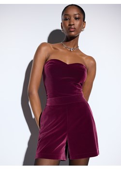 Mohito - Welurowy top - kasztanowy ze sklepu Mohito w kategorii Bluzki damskie - zdjęcie 187510950