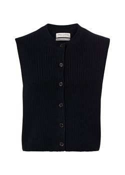 Marc O'Polo Damska wełniana kamizelka Kobiety granatowy jednolity ze sklepu vangraaf w kategorii Kamizelki damskie - zdjęcie 187511010