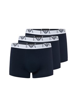 Emporio Armani Bokserki w 3-paku Mężczyźni Bawełna granatowy jednolity ze sklepu vangraaf w kategorii Majtki męskie - zdjęcie 187511013