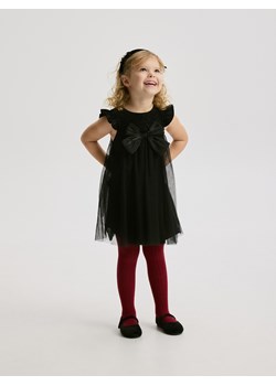 Reserved - Sukienka z kokardą - czarny ze sklepu Reserved w kategorii Sukienki dziewczęce - zdjęcie 187511324