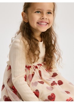 Reserved - Sukienka z cekinową aplikacją - wielobarwny ze sklepu Reserved w kategorii Sukienki dziewczęce - zdjęcie 187511362