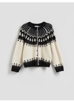Reserved - Wzorzysty kardigan - wielobarwny ze sklepu Reserved w kategorii Swetry damskie - zdjęcie 187511382