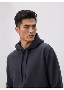 Reserved - Bluza regular z kapturem - ciemnoszary ze sklepu Reserved w kategorii Bluzy męskie - zdjęcie 187511473