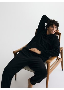 Reserved - Polarowa bluza z kapturem - czarny ze sklepu Reserved w kategorii Bluzy męskie - zdjęcie 187511593