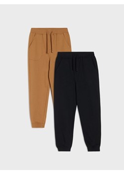 Sinsay - Spodnie dresowe jogger 2 pack - brązowy ze sklepu Sinsay w kategorii Spodnie chłopięce - zdjęcie 187513383
