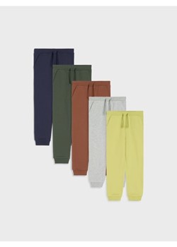 Sinsay - Spodnie jogger 5 pack - zielony ze sklepu Sinsay w kategorii Spodnie dziewczęce - zdjęcie 187513390