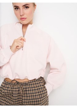 Sinsay - Bluza ze stójką - różowy ze sklepu Sinsay w kategorii Bluzy damskie - zdjęcie 187513392