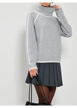 Sinsay - Golf z przeszyciami - szary ze sklepu Sinsay w kategorii Swetry damskie - zdjęcie 187513453