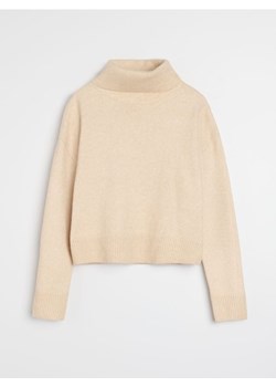 Sinsay - Gładki golf basic - kremowy ze sklepu Sinsay w kategorii Swetry damskie - zdjęcie 187513461